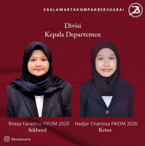 Balawarta division announcement naming Hadjar Chanissa as chair